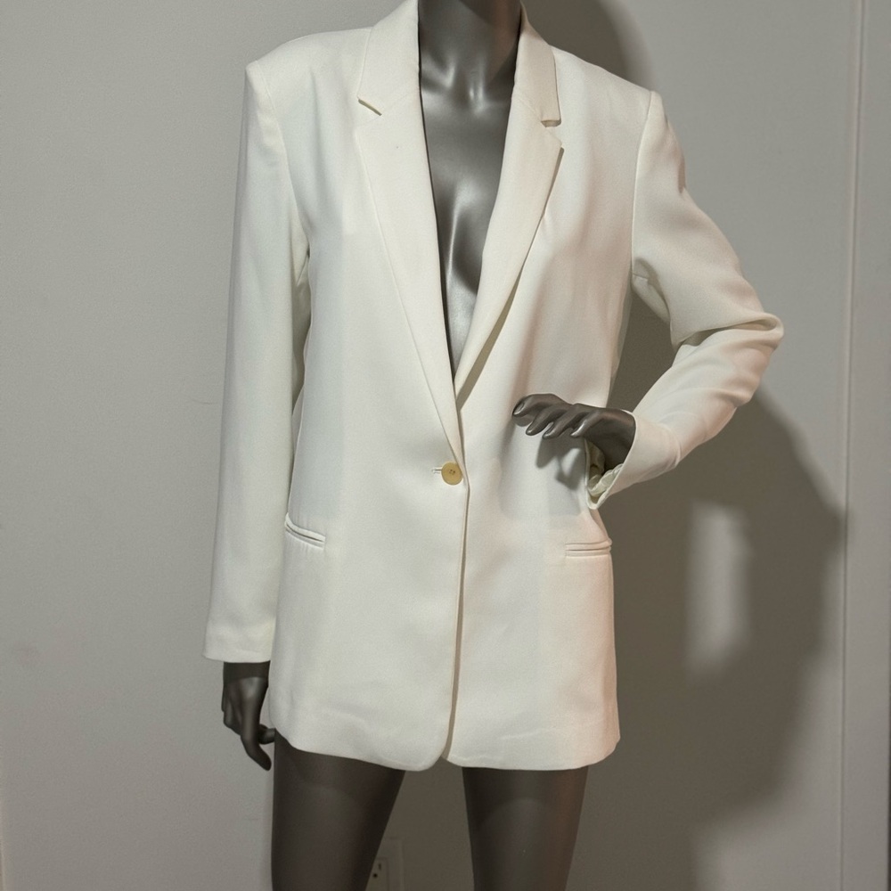 Frankie Shop Cream Women's Blazer